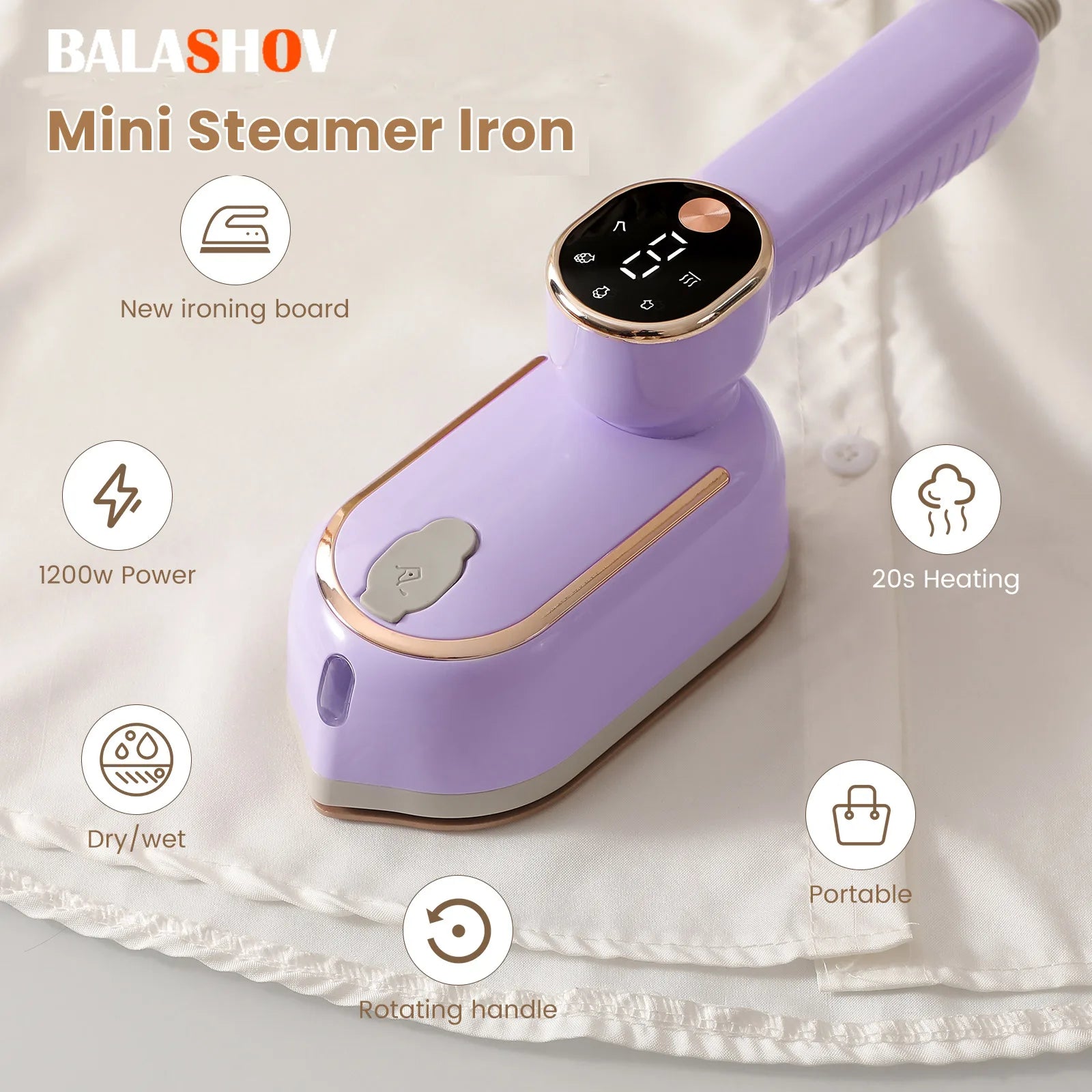 Small Hand Holding Ironing Machine Iron Machine Household Steam Portab