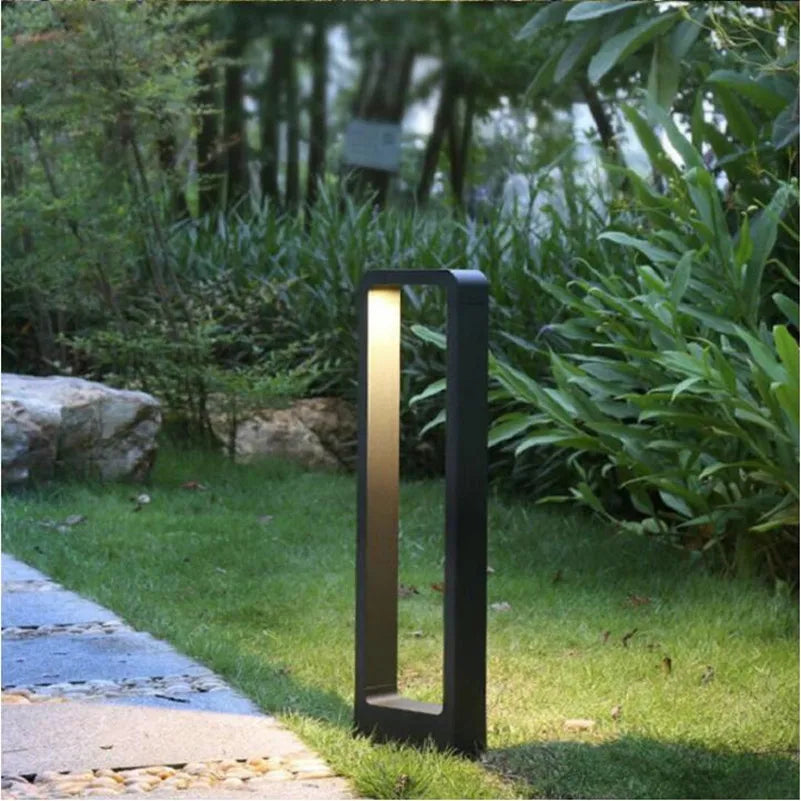 High Power LED Garden Light 15W Lawn Lamp 110V 220V DC12V Aluminum Pillar Light Outdoor Courtyard villa landscape bollards light