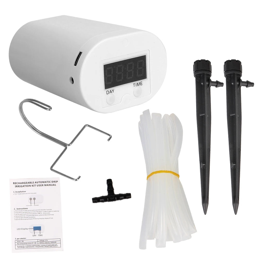 Outdoor Flower Plant Home Sprinkler 8/4/2 Head Automatic Watering Pump Controller Drip Irrigation Device Pump Timer System