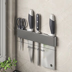 Kitchen Multi-Functional Storage Rack，Wall-Mounted Simple Knife Holder Storage for Kitchen Knives and Cutting Knives