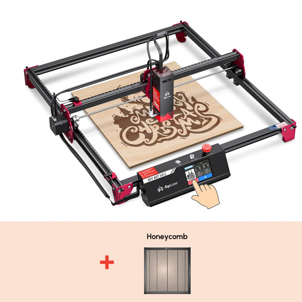 AlgoLaser DIY KIT MK2 10W for New Beginner Wood Engraving Mini Machine for DIY Crafting Glass Leather Engraving Area 400X435MM