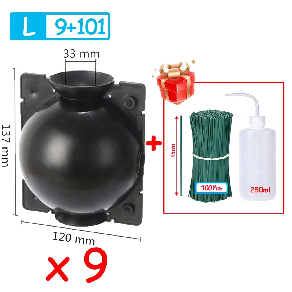 Reusable Plant Rooting Ball Transplant Nursery Ball Sapling Propagation Grafting Breeding Case for Home Gardening Accesorries