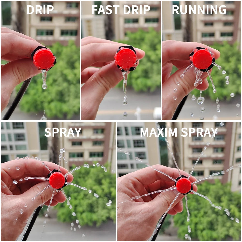 5-20M Drip Irrigation System Plant Watering Set Watering Kits Adjustable Drippers For Irrigation Micro Garden Watering System