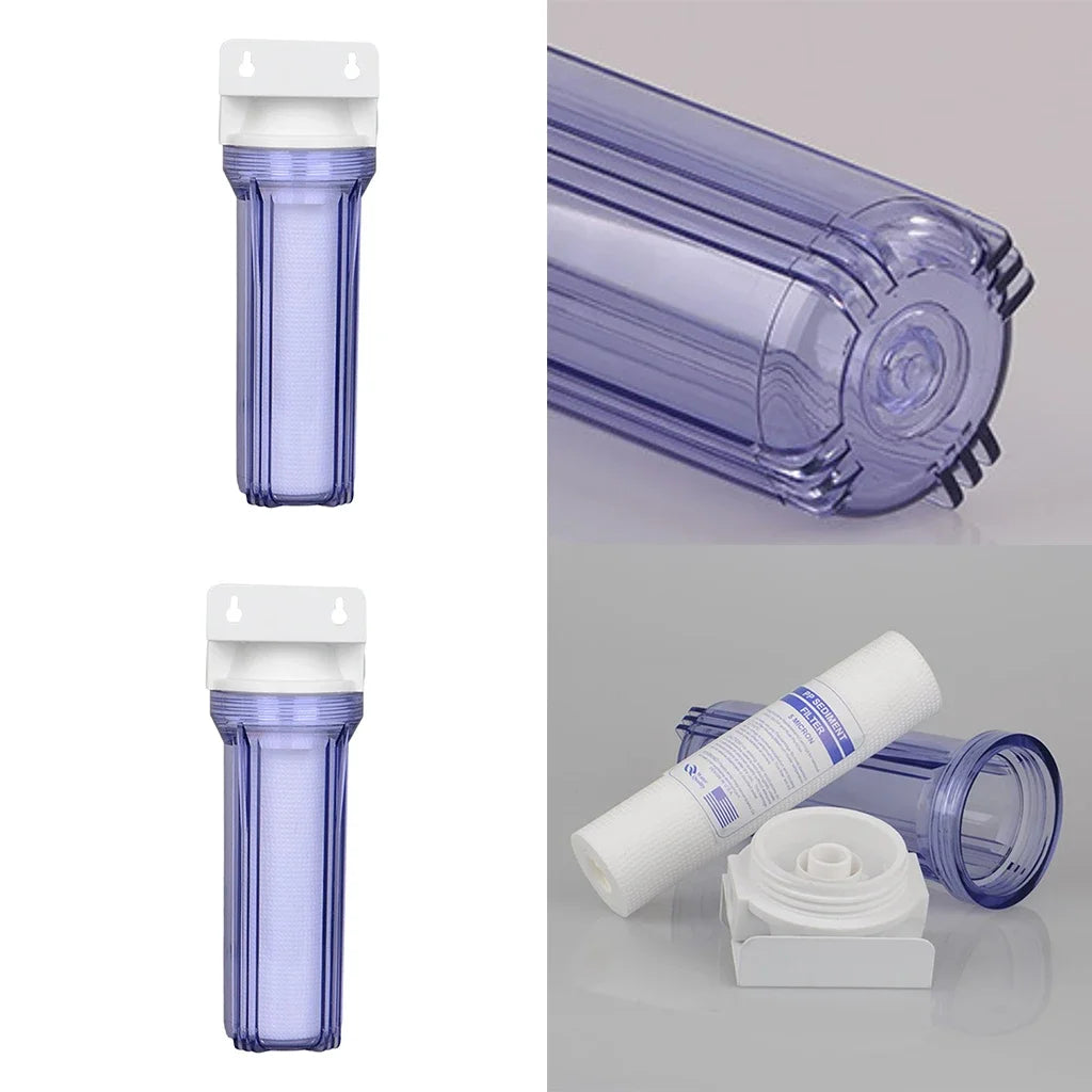 10-inch whole house single-stage water filter pp cotton gradient precipitation kitchen front water purifier 1/41/2'' water inlet