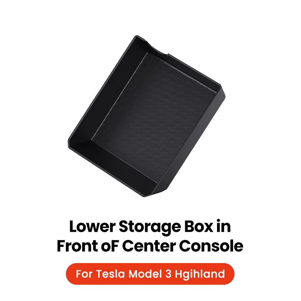 YZ For New Tesla Model 3 Y Highland Juniper 2025 Center Console Under Storage Under Organizer Interior Storage Box Organizer