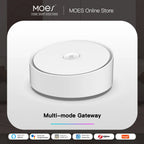 MOES Smart Multi-mode Gateway ZigBee 3.0 WiFi Bluetooth Mesh Hub Work with Tuya Smart App Voice Control via Alexa Google Home
