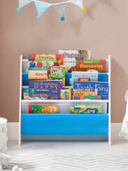 SONGMICS Children's Bookcase: Book Storage Shelf with Anti-Tip Kit, Children's Room, Playroom, Nursery, School, 62.5x28x60cm