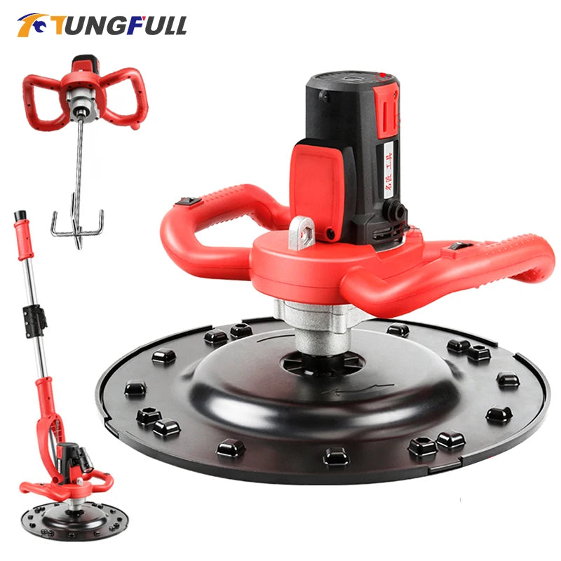 4880W/3880W/2880W Electric Concrete Cement Mortar Trowel Leveling Machine Wall Smoothing Polishing Machine Concrete Drill Mixer