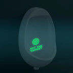 Wallpaster Bathroom Luminous Sticker Toilet Stickers Fluorescent Wallpaper Removable Sticker Wall Stickers For Living Room