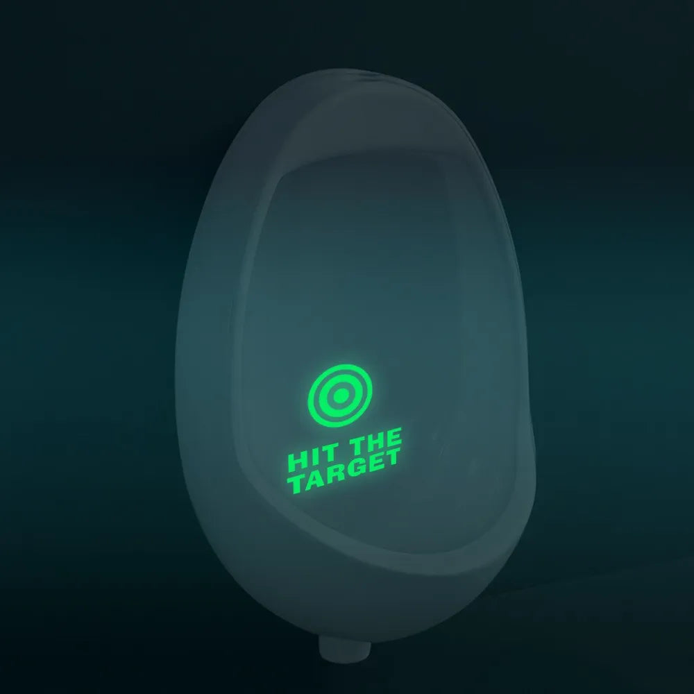 Wallpaster Bathroom Luminous Sticker Toilet Stickers Fluorescent Wallpaper Removable Sticker Wall Stickers For Living Room