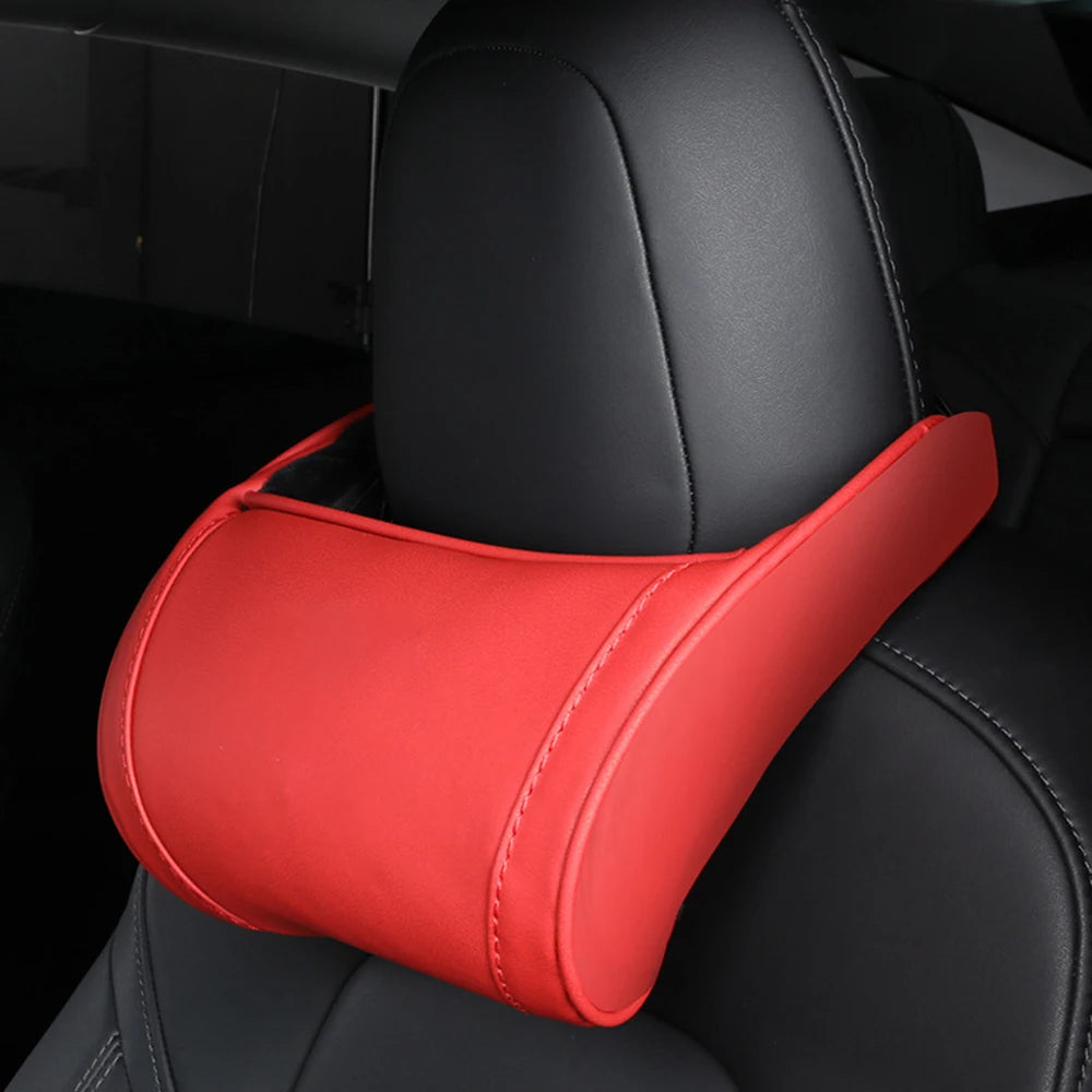 For Tesla Model 3 Y X S Neck Pillow Headrest Pillow Automobile Seat Neck Rest Auto Seat Head Support Pillow Model Y Accessories