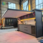 3.6M Outdoor Kitchen Factory in Stock Immediate Sale, Without Built-in Cooking Equipment Perfect for Backyard Party Storage Use