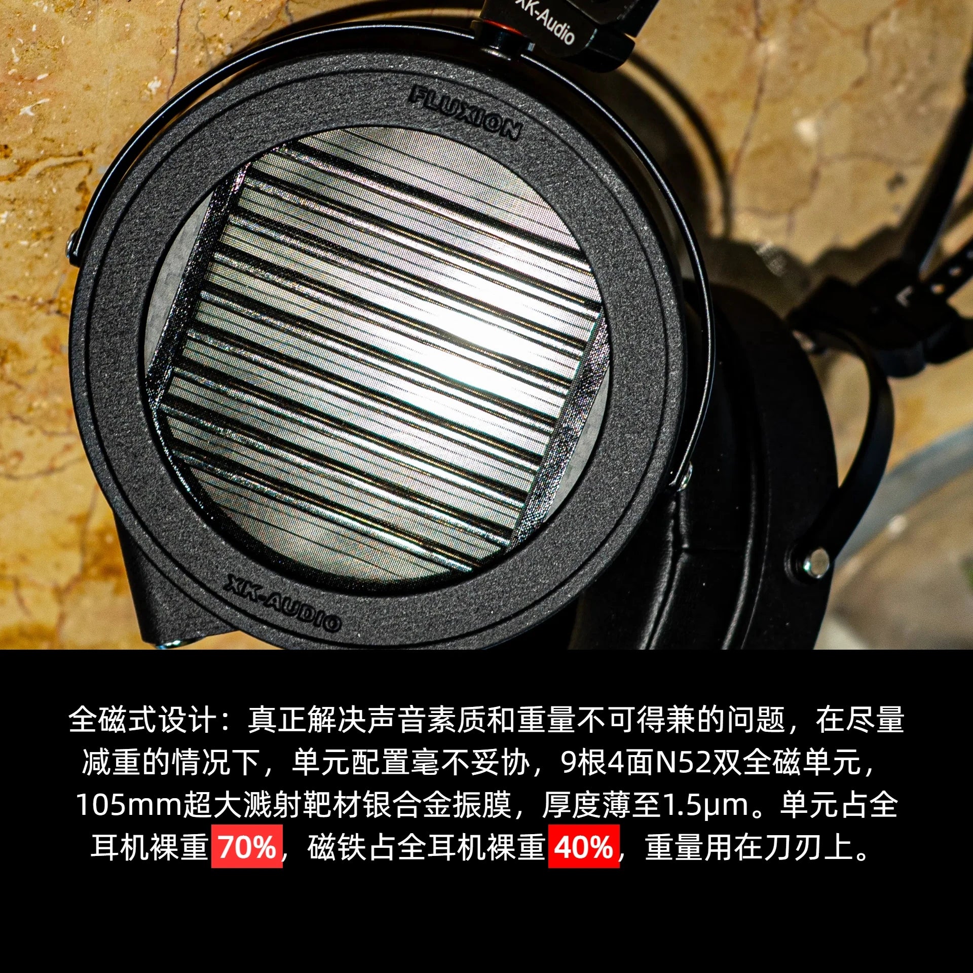 EFEP Fluxion XK-AUDIO suvara Full-size Open-back planar magnetic Tablet headphone earphones High fidelity