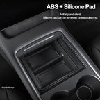 Central Control Storage Box for Tesla Model 3/Y/3+ Modely Juniper Center Console Organizer Tray Armrest Cubby Drawer Accessories