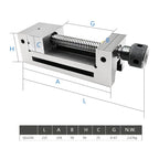 1 PCS QGG50 High Precision Machine Vise Right Angle Vise Grinder CNC Gad Tongs Steel 2 Inch For Surface Grinding Machine