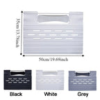 Silicone Kitchen Storage Rack Heat resistant Folding Dish Drying Rack Space Saving with Pocket Sink Drainer Mat Bathroom
