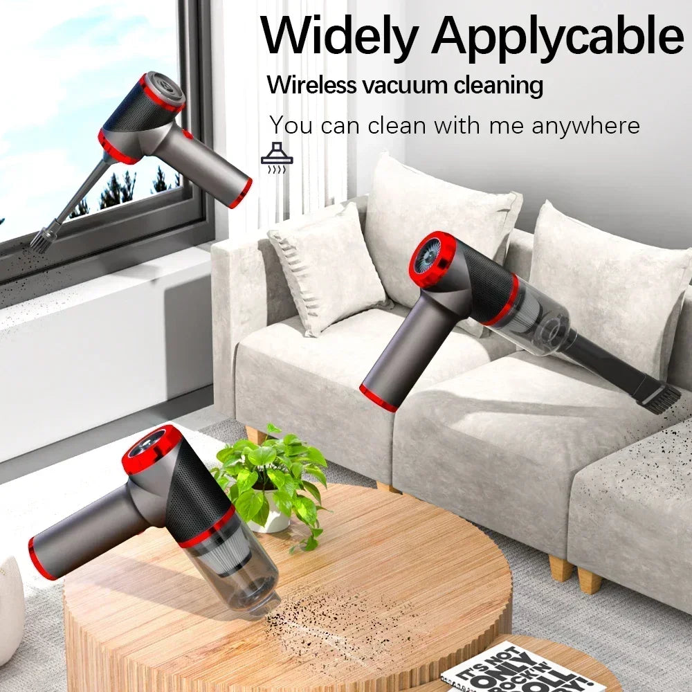 SZUK 178000PA Car Vacuum Cleaner Strong Suction Cordless Wireless Cleaner Portable Mini HandHeld Vacuum Cleaner Cleaning Machine