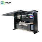Customizable Stainless Steel BBQ Station with Prep Sink Storage Drawers and Grill for Outdoor Kitchen Island