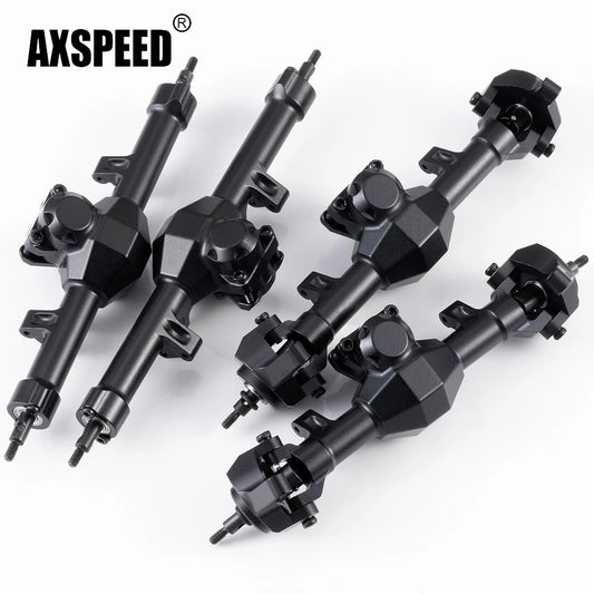 AXSPEED Front / Rear Aluminum Alloy Standard/Extended Portal Axle for Axial SCX24 1/24 RC Car Upgrade Accessories Parts