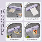 Electric Vacuum Sealer Food Preservation Plastic Bags Sealer Packaging Machine Wireless Sealing Machine Kitchen Household Tool