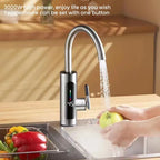 3000W 220V Electric Kitchen Water Heater Tap Instant Hot stainless steel Water Faucet Heater Cold Heating Faucet Water Heater