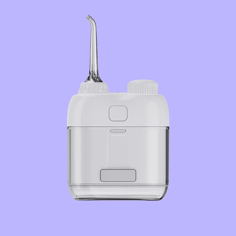 YUESI Mini Electric Water Flosser Convenient For Travel Portable Teeth Cleaner 2 Jet Tip 4 Modes Irrigator Dental Teeth Clean