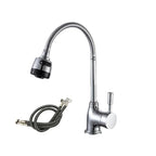 360 Degree Rotatable Faucet Bendable Hot And Cold Water Faucet Single Handle Hot and Cold Water Tap Vanity Vessel Water Mixer
