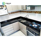 Customized Composite Solid Surface Countertop Rectangular Table Tops Kitchen Worktops for Restaurant Hotel Kitchen Renovation