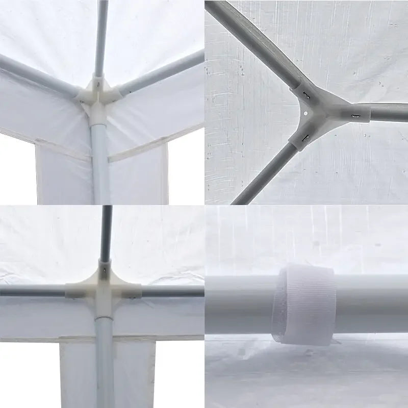 White Outdoor Party Tent - 10x10/20/30 Sizes - Wedding, Cater Event Gazebo Canopy | AlluCanFind