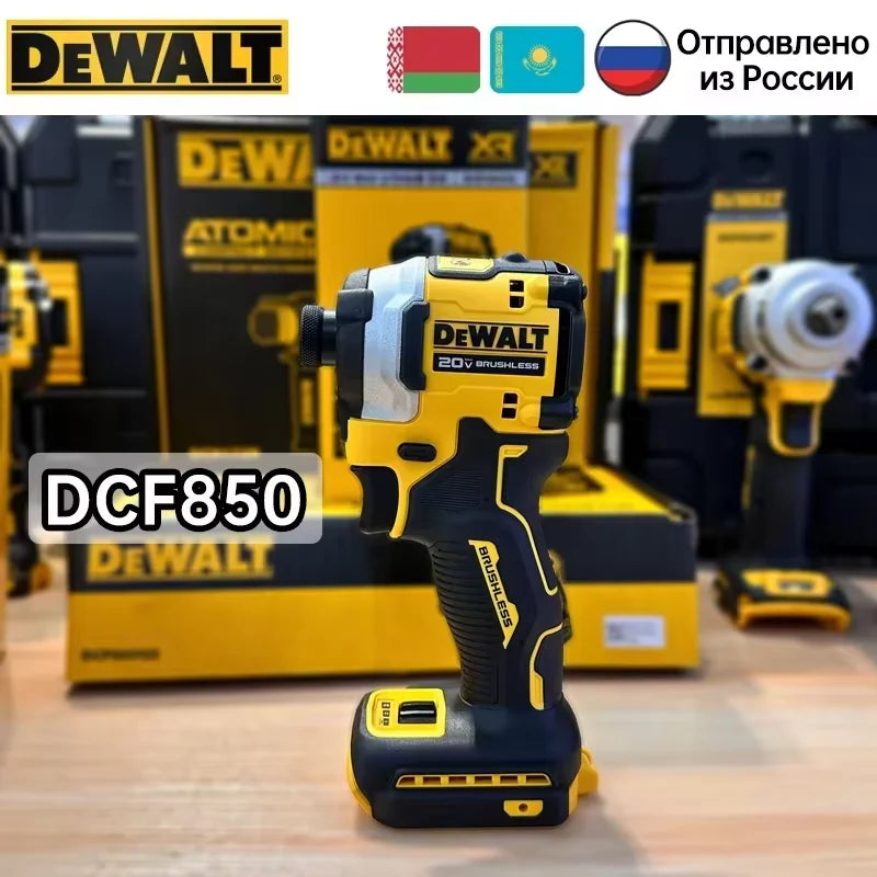 DEWALT DCF850 DCF887 20V Impact Driver 205NM Brushless Motor Cordless Rechargable Screwdriver Electric Impact Drill Power Tools