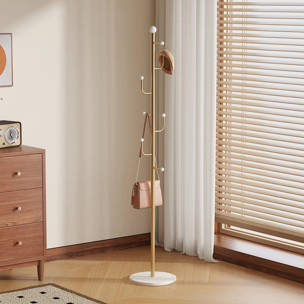 Medieval Windbreaker Hat Rack Floor-Standing Room Bedroom Home Simple Ins Living Room Clothes Hanger Storage Coat Rack