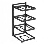 Sink Layered Pot Rack Free Layering Kitchen Pans Organizer Rustproof Snap-On Stainless Adjustable Pot Storage Rack Under Cabinet