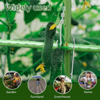 50Pcs Plant Trellis Connecting Buckles Climbing Pipe Support Fixing Tool Reusable Fixing Clamp for Garden Plant Connector