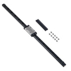 US MGN MGN9 MGN12 miniature linear rail slide 250 300 350 400 450 500 600mm 1pc MGN12 Black linear guide+1pc MGN12H Carriage CNC