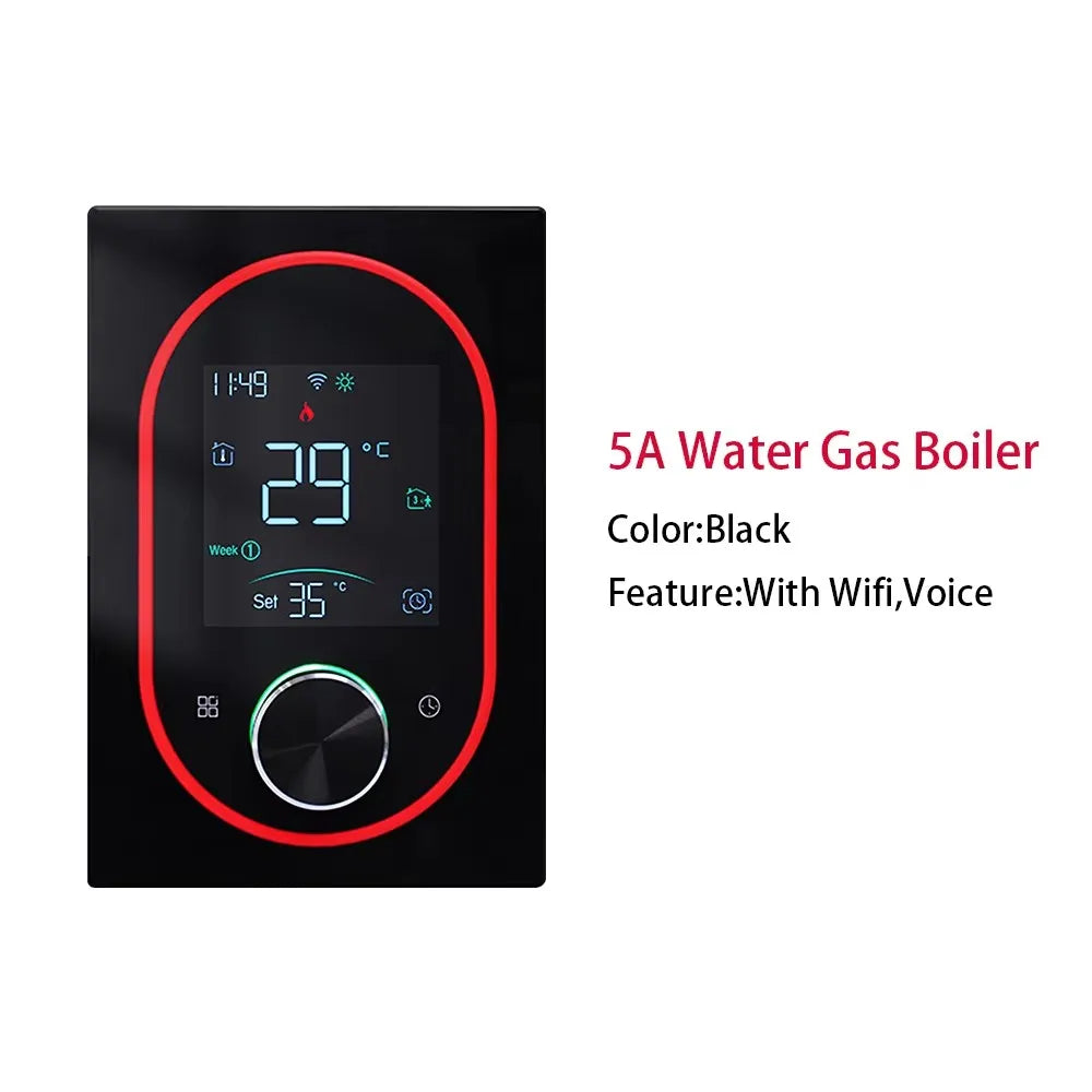 Tuya 5A/16A House Smart WiFi Thermostat Water Electric Heating Gas Boiler Floor Heating  Touch Screen Temperature Controller