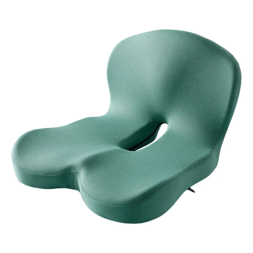 Memory Foam L Shaped Integrated Office Chair Cushion with Lumbar Suppo