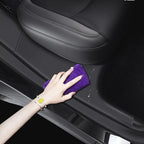 Front & Rear Door Sill Guards For Tesla Model Y ABS Inner Protector Cover Plate Trim Anti-Dirty Bumper Welcome Pedal Kick Pad