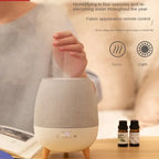 Ultrasonic 2 in 1 Fabric Aromatherapy Diffuser & Humidifier, 300ml Det