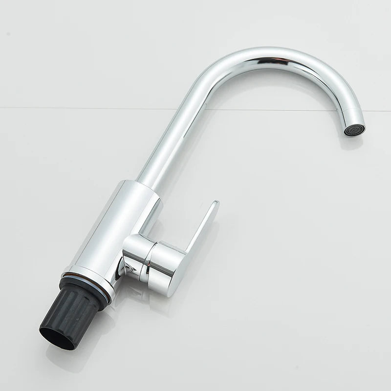 Kitchen Faucet Deck Sinks Faucet High Arch 360 Degree Swivel Cold Hot Mixer Water Tap