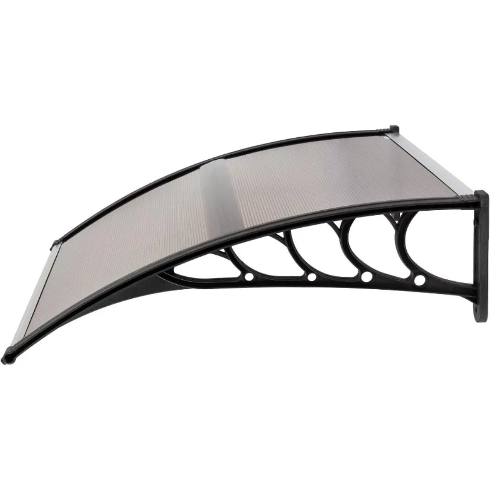 Outvita Window Awnings for Doors Canopy, Polycarbonate Cover Front Door Outdoor Patio Awning Canopy UV Rain Snow Sunlight