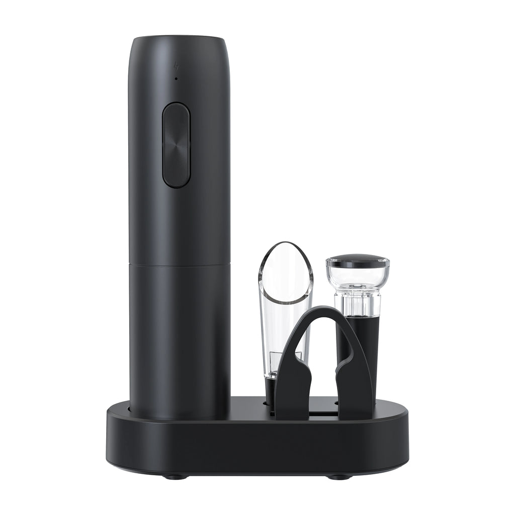 Electric Wine Bottle Opener Automatic Red Wine Corkscrew with Charging Base or Battery Powered Wine Tools Kitchen Products