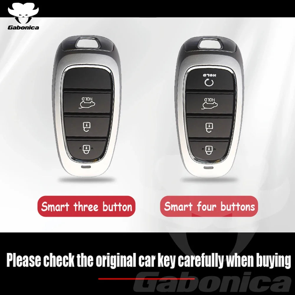 3 4 Buttons New Car Smart Key Case Cover For Hyundai N Performance Tucson Solaris Sonata Hybrid NEXO NX4 Santafe dn8 Accessories