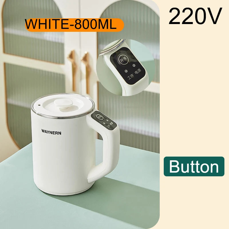 Mini electric boiling cup Small one person electric boiling cup Portable Congee  Boiling cup Automatic heating cup