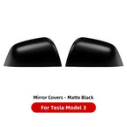 Tesla Model 3/Y ABS Carbon Fiber Look Side Rearview Mirror Cover