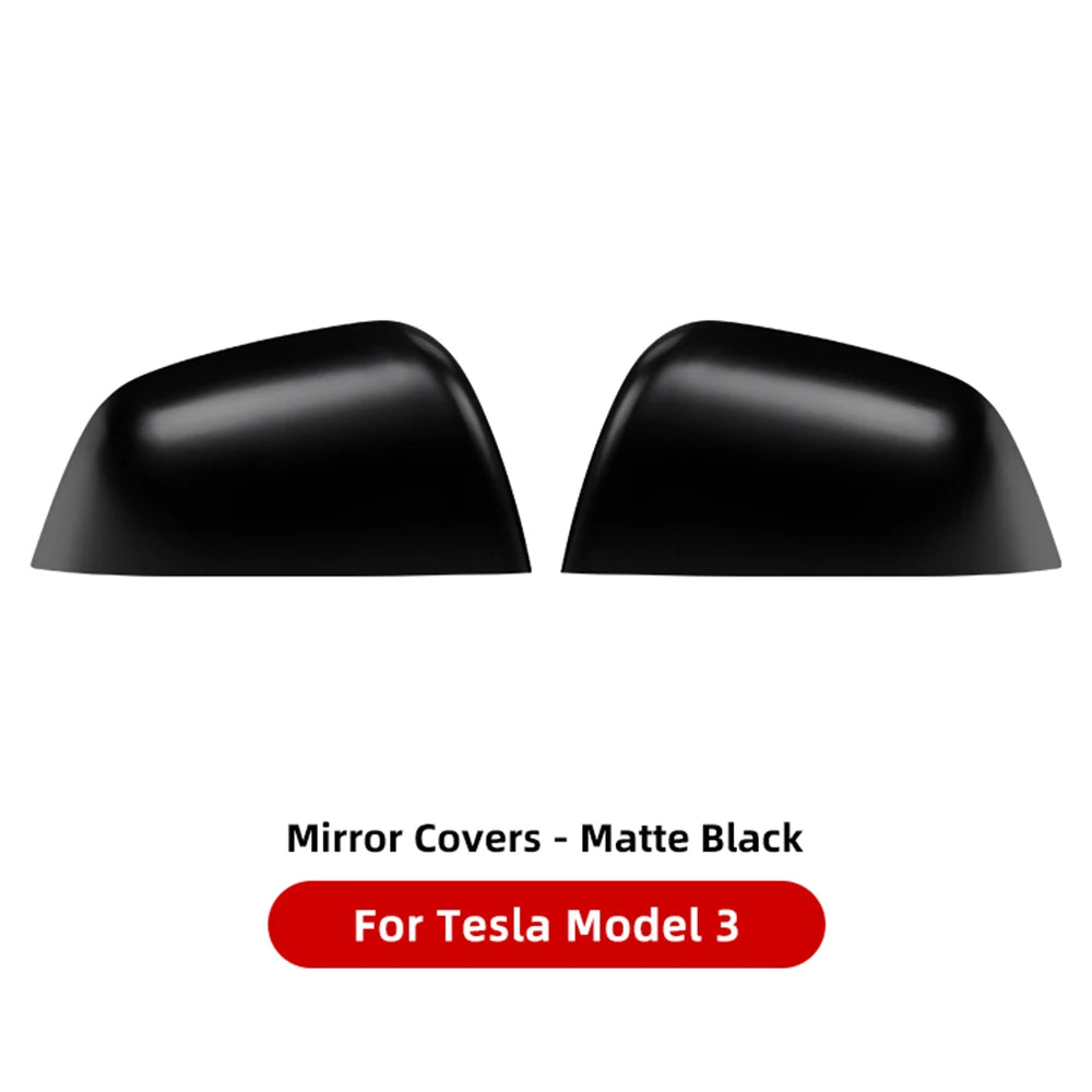 Tesla Model 3/Y ABS Carbon Fiber Look Side Rearview Mirror Cover