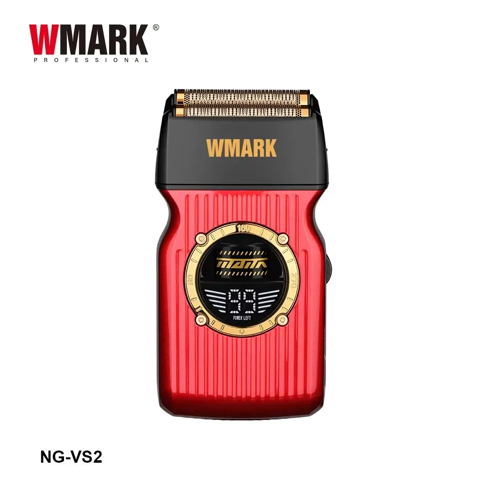WMARK Shaver Professional Beard Trimmer 9000 RPM Electric Shaving Machine Stepless Outer Rotor BLDC Barber Shaver for Men NG-VS2