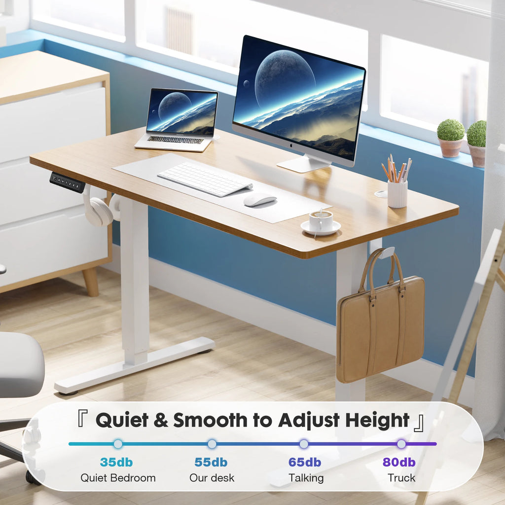 JHK Electric Standing Desk - 40x24 Inch Adjustable