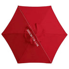 3M Parasol Replacement Cloth Without Stand Parasol Umbrella Cover Waterproof Sunshade Cloth Canopy Patio Garden Cover