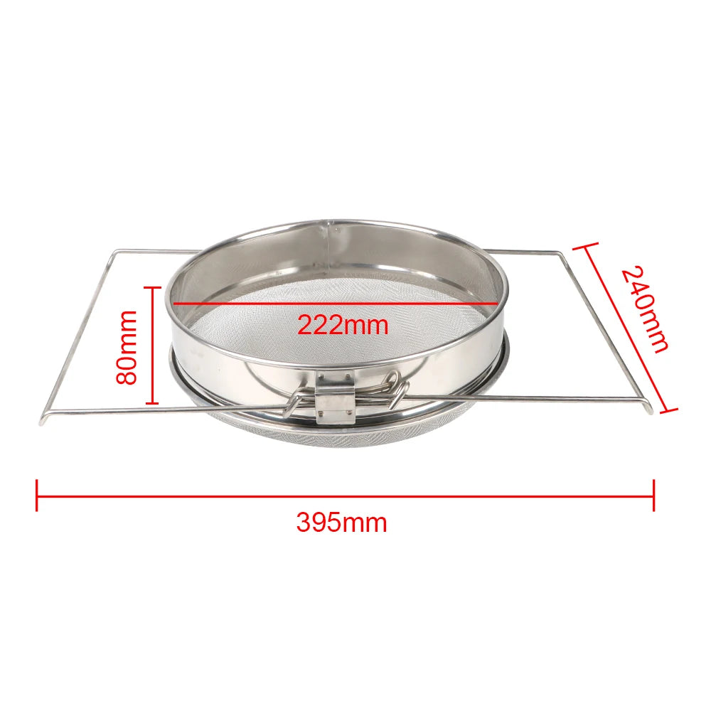 Double sieve strainer Beekeeping Bee Tools Net Impurity Filter Garden Supplies Honey filter For Beekeeping Special Tools