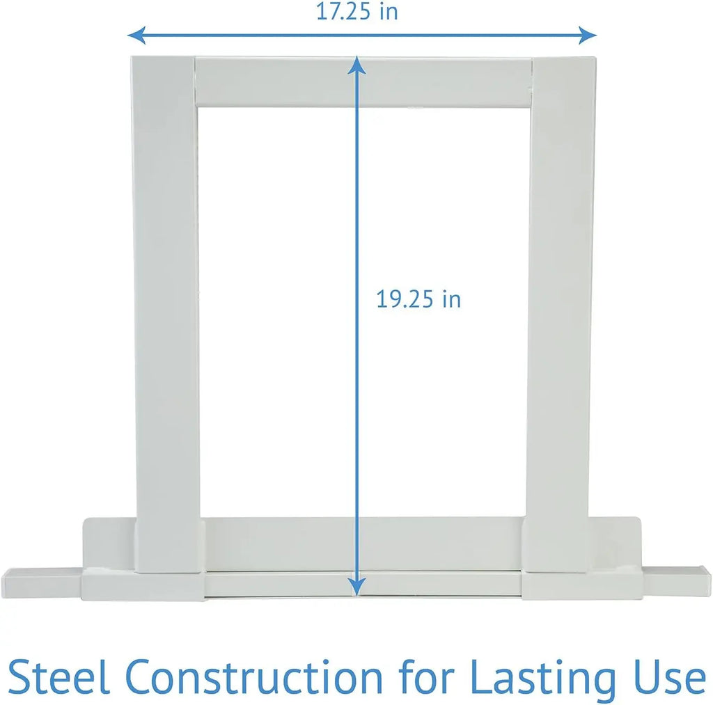 Air Conditioner Bracket - No Tools or Drilling Required - Heavy Duty Steel Holds 200 Pounds - Fits 19.25Hx17.25L Window